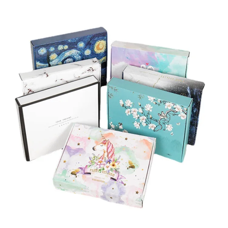 Custom Logo Printing New Design Eco Friendly Handmade Luxury Paper Folding Box Aircraft Box For Clothes And Gift