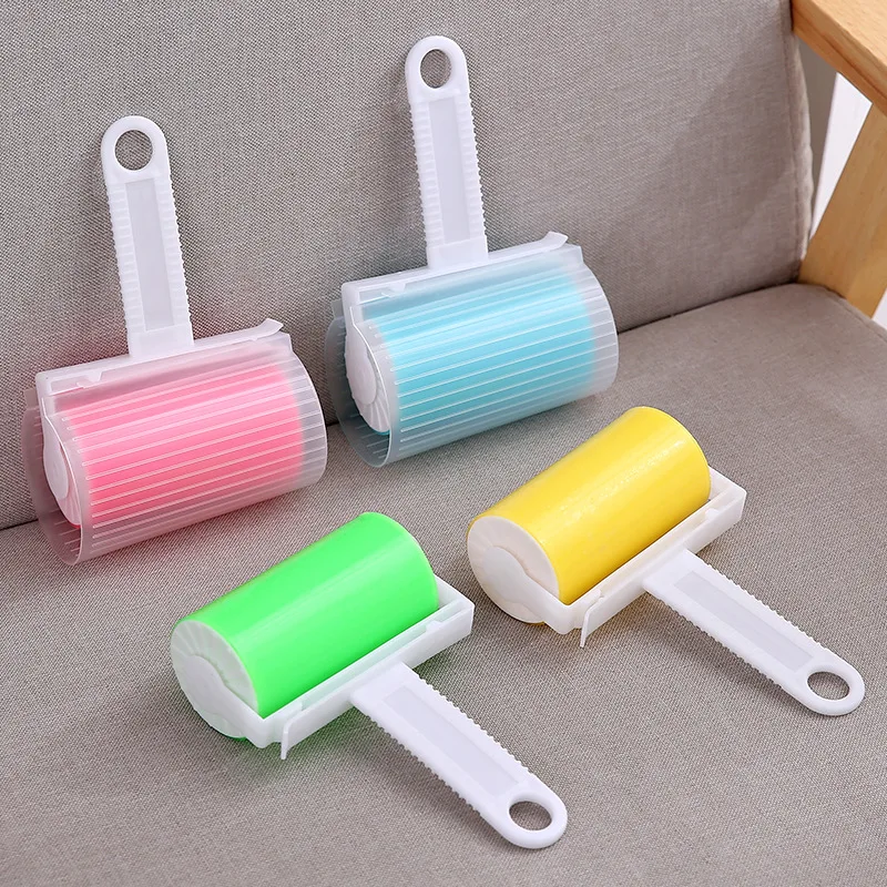 Factory Wholesale Cheapest Price Household Colorful Cleaning Tools Lint Roller Hair Remover Brush Sticker Roller For Clothing