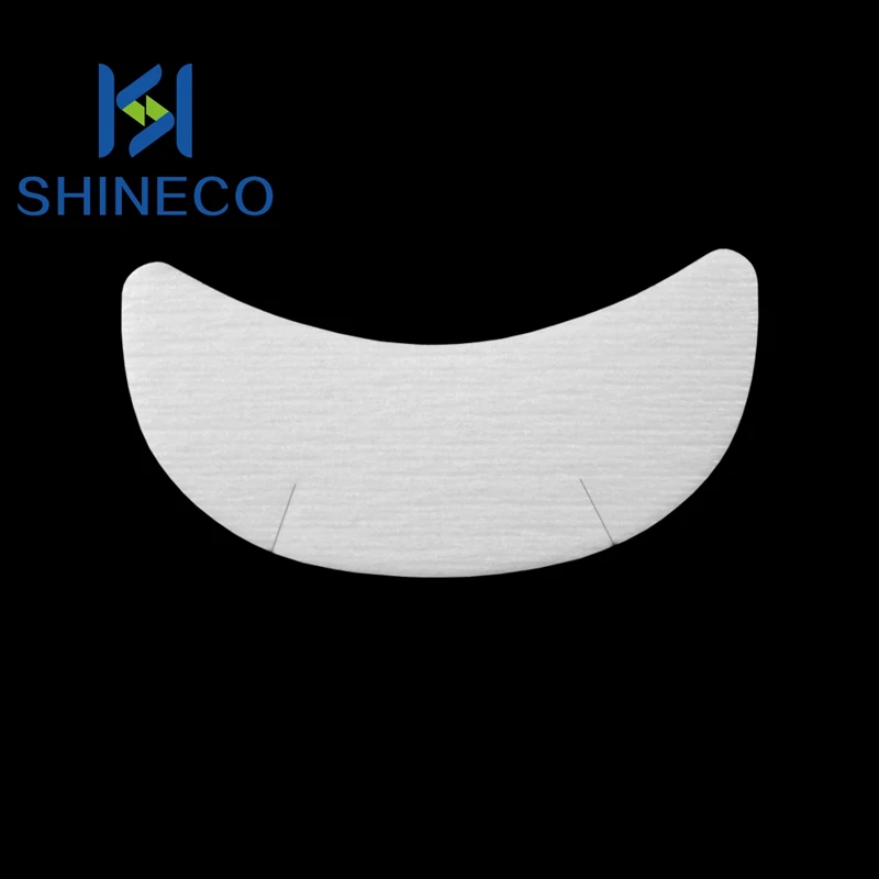 10 Pairs Boat Shape Private Label Gel Under Eye Pads for Eeylash Extensions White Matte OEM Beauty Tools Adhesive Eye Patches