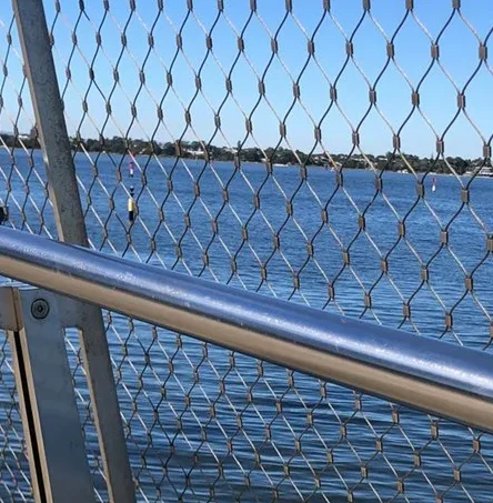 Stainless steel ferrule type metal decorative wire mesh