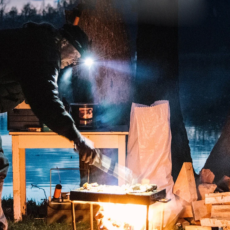 Rechargeable long working hours high illumination recycle lithium battery led head light with competitive price