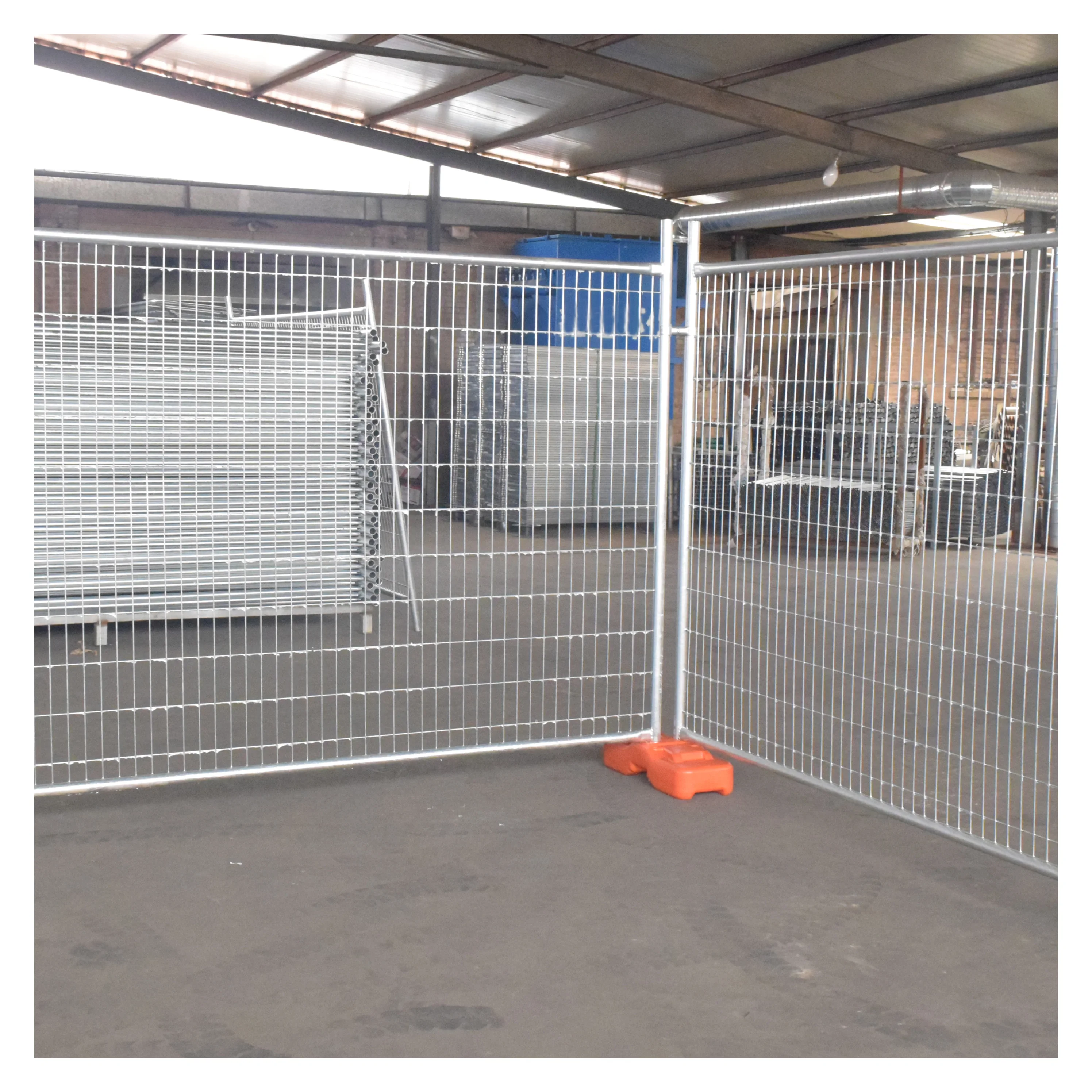 Popular and cheap steel australia temporary fence clamp australia temporary fence with foot