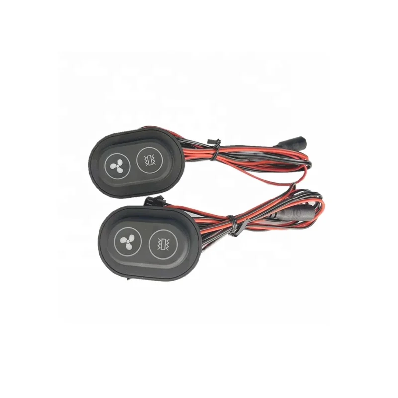 Manufacturers Customized 12v 24v Heating Cooling Vibration Accessories With 3 Level Control Switch For Car Seat