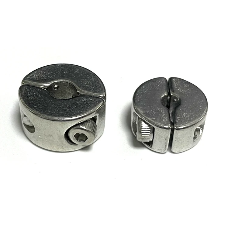 Custom manufacture stainless steel cable loop wire rope clip grip clamp stop end