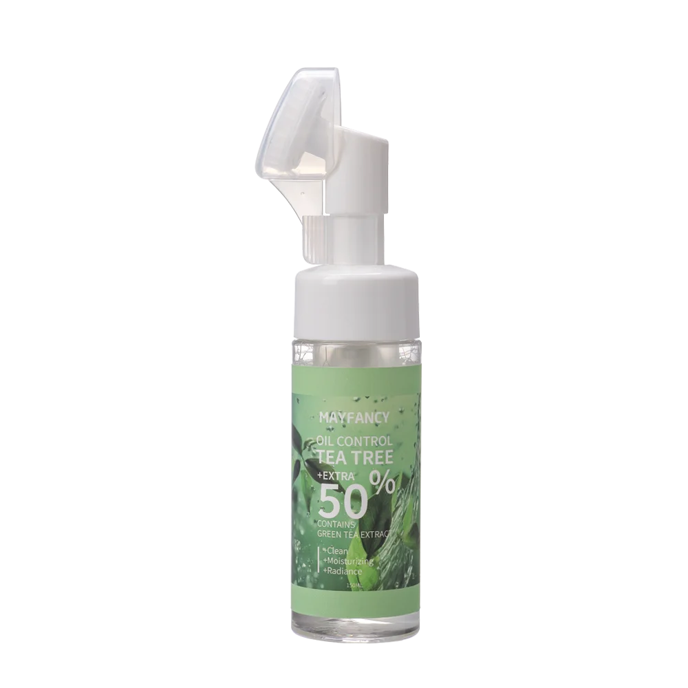Vegan Green Tea Face Wash Facial Cleanser Eco-Friendly Gel Cleanser Makeup Remover Soap Skin Care Cosmetics Beauty Products