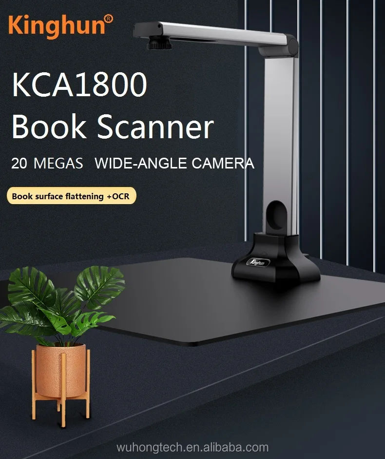 Book scanner camera