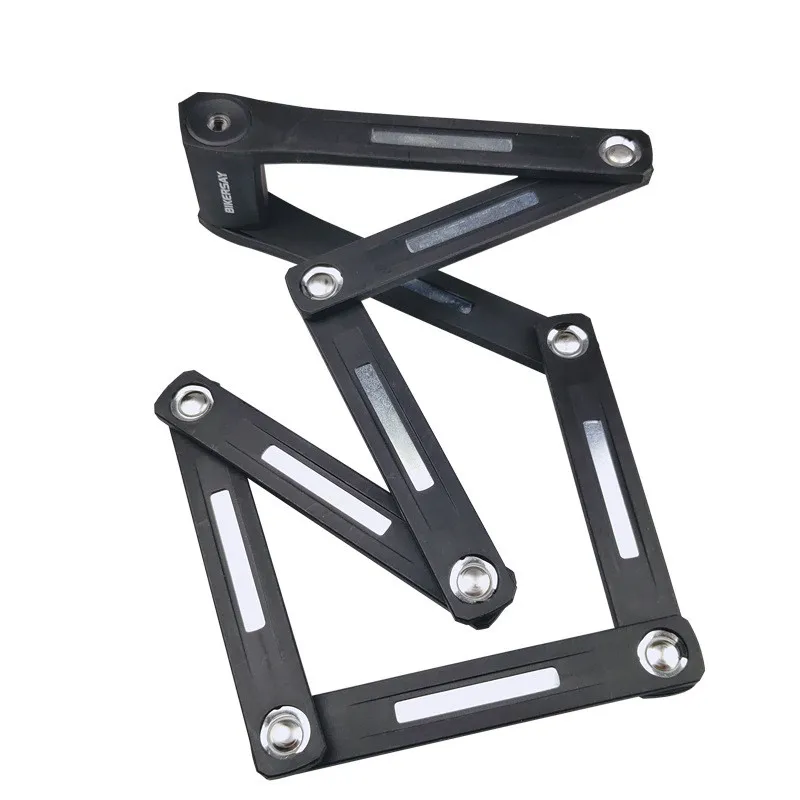 Portable electric vehicle folding joint key lock