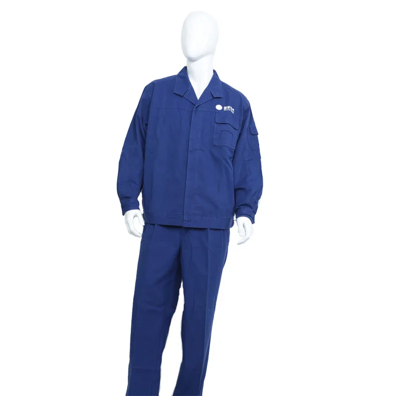 Costom Factory Worker Uniform Durable Work Clothing Workwear Blue Working Pants Men Workwear