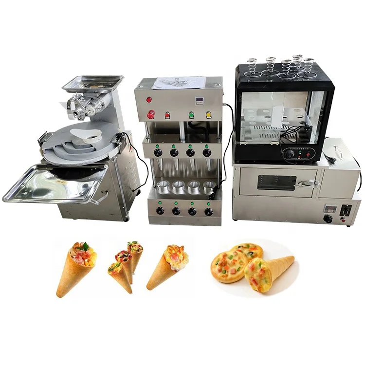 Best Price Rotating Cone Pizza Oven Pizza Cone Making Forming Machine Production Line for Sale