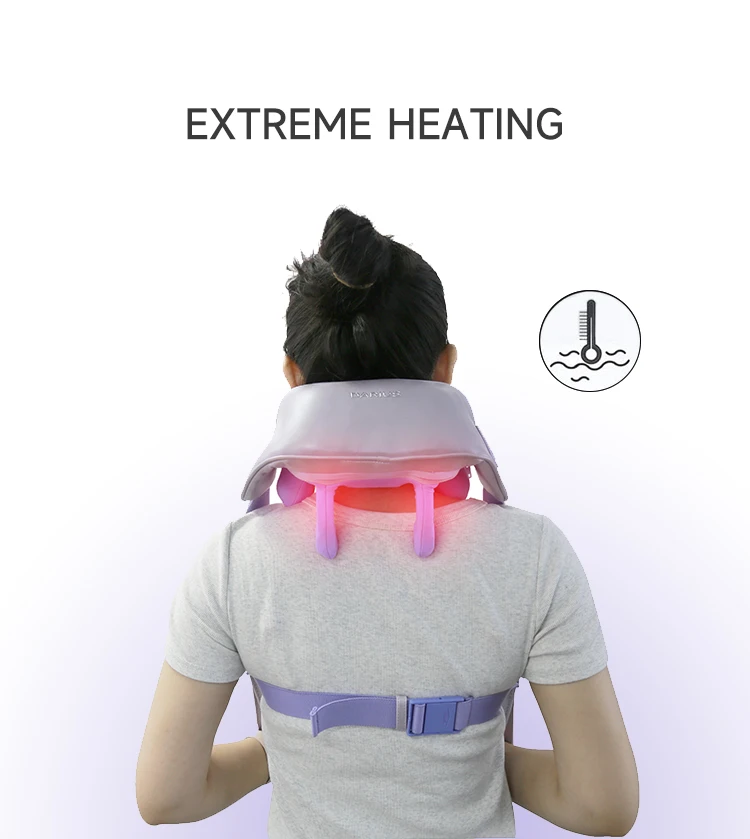 Shiatsu Neck and Shoulder Massager with Heat, Portable Electric Neck and Back Massager for Pain Relief
