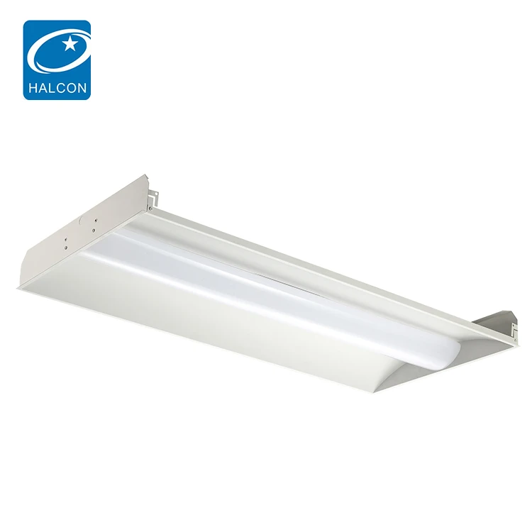 High Lumen School Hospital 2x2 2x4 24w 36w 42w 50w Led Recessed Panel Light Commercial Led Troffer