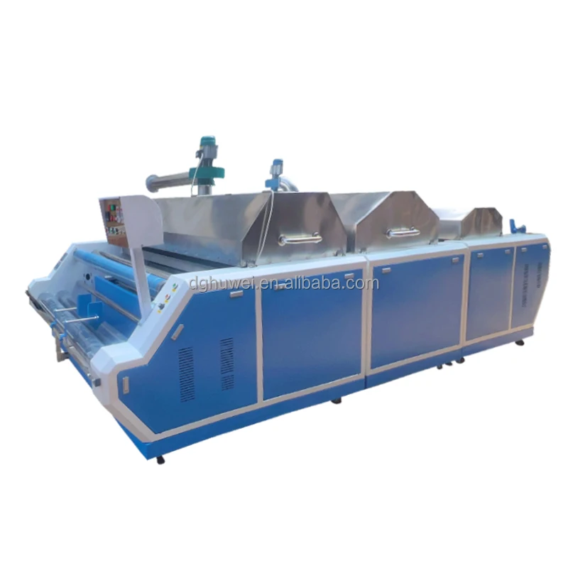 Industry Knitting Fabric Steam shrinking inspect machine Fabric heat setting stenter machine Steam shrinking inspection machine