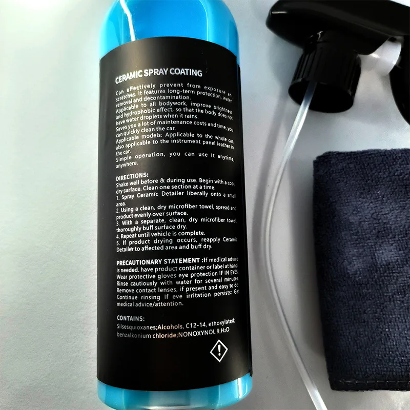 HOT Quick Detailer QD Spray Graphene Ceramic Coating Chemical Speed Wax wholesale Car Care Products