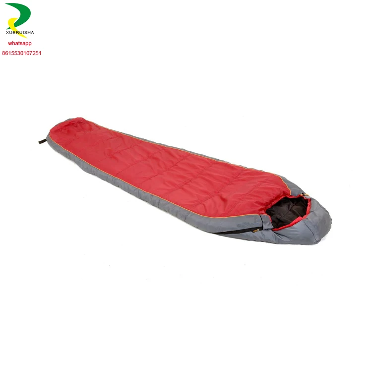 
top seller national heated rip stop good quality extra wide and long 95% duck down goose inflatable sleeping bag forextreme cold 