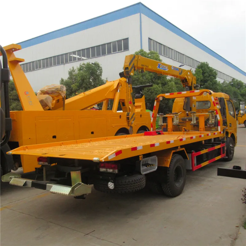 Бренд КЛВ dongfeng 5ton 4-х тонный мини-рефрижераторы эвакуатор гидравлический движения лебедка Самостоятельная погрузка Холодильный грузовик с