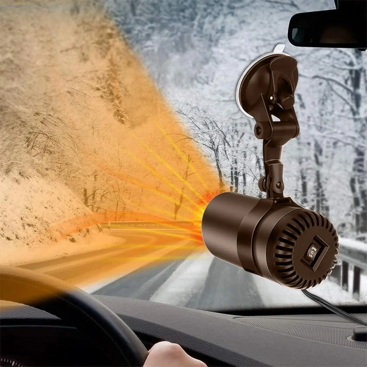 12V Portable Car Heater Car Heater That Plugs into Cigarette Lighter Defroster for Car Windshield