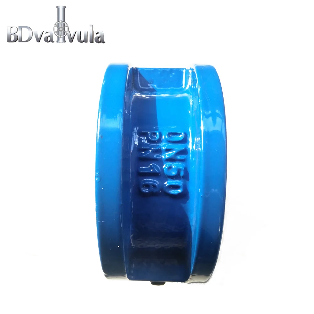 ductile iron carbon steel wafer check valve for water