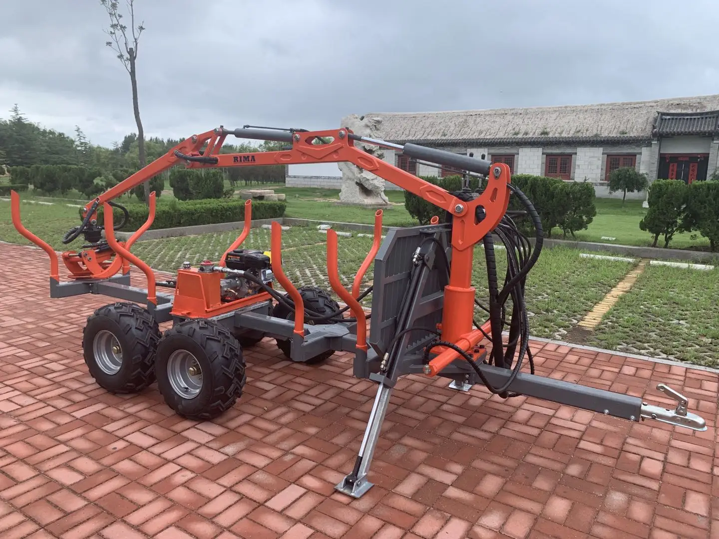 High Quality Atv Tow Behind Trailer ATV Tipping Rrailer transport ATV Trailers