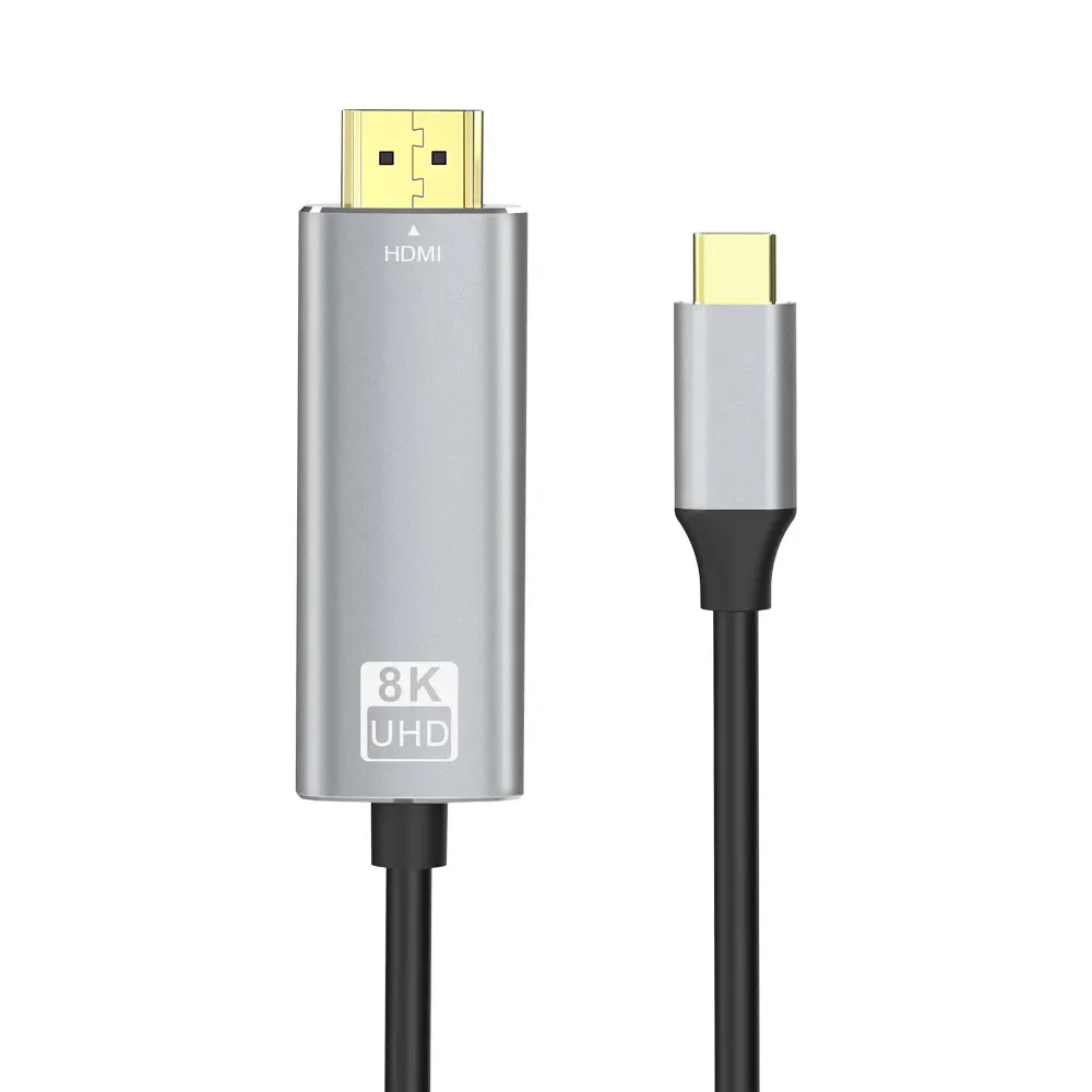 USB C to HDMI Cable 8K 60Hz Premium Quality USB 3.1 Type C To HDMI Cable Adapter