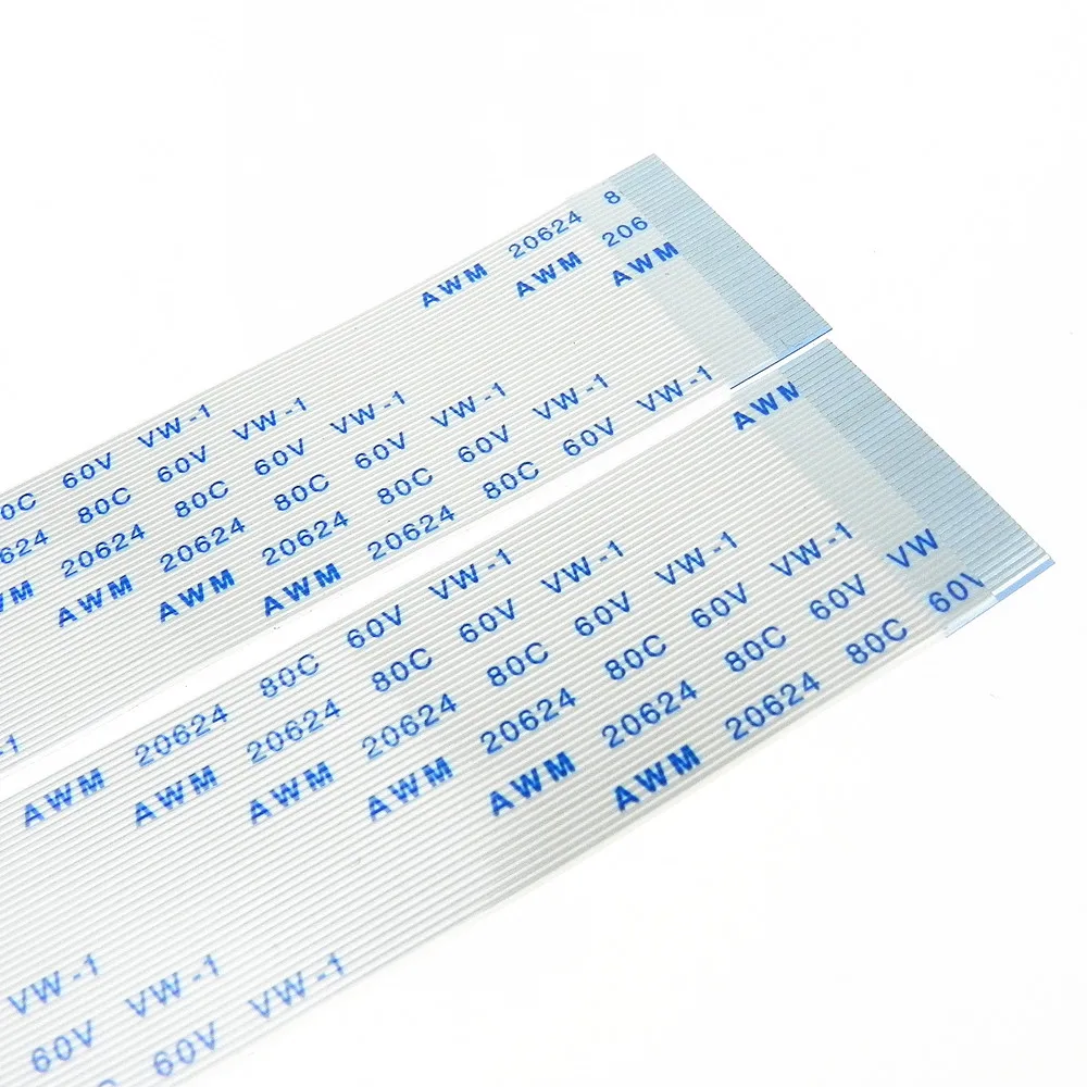 High Quality AWM  60v vw-1 1.25mm pitch A B type FFC/FPC 4 6 7 8 10 12 14 18 20 22 24 Pin Ribbon Flexible Flat Cable Connector