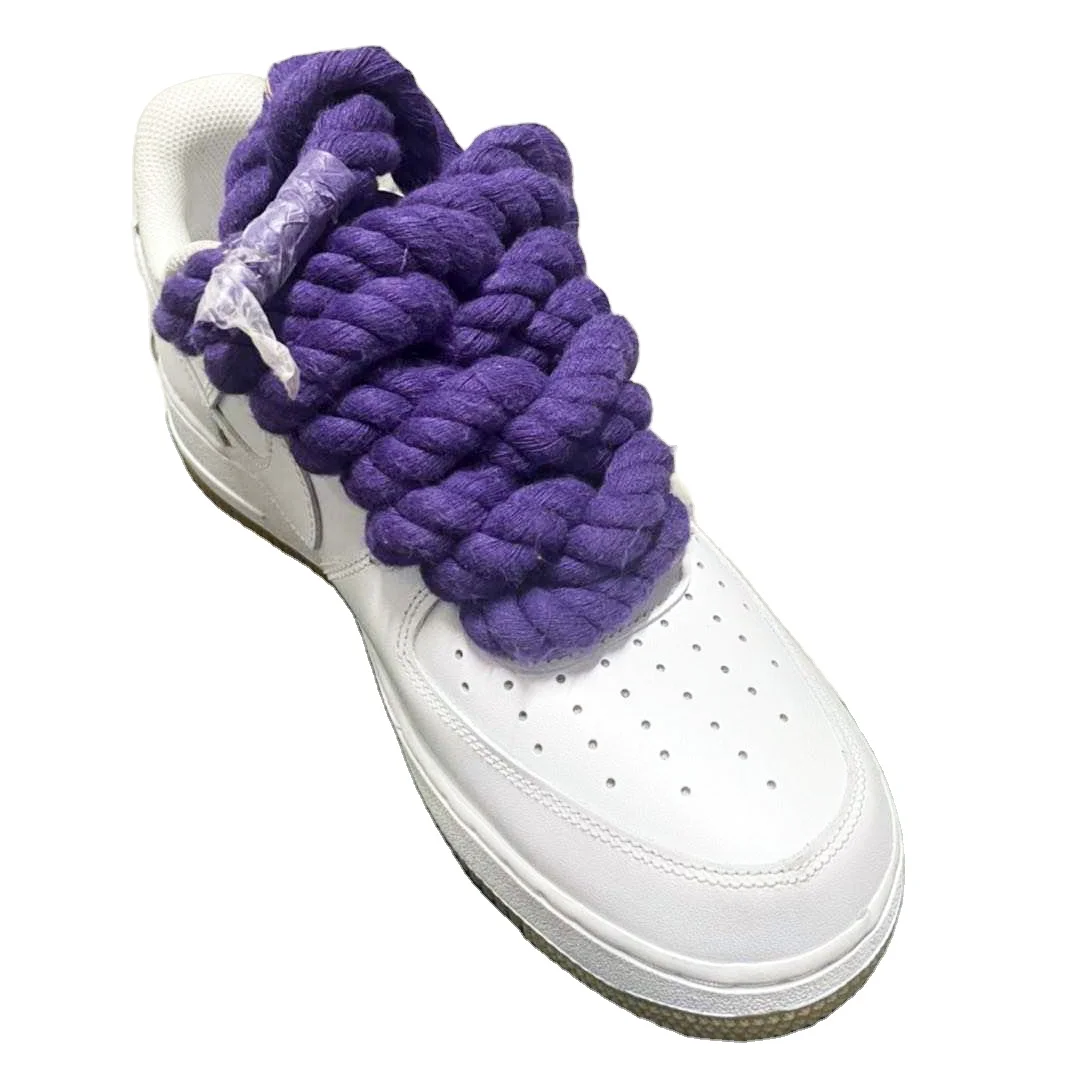 hot sale fashion 8mm cotton rope twisted cotton cord for shoelace