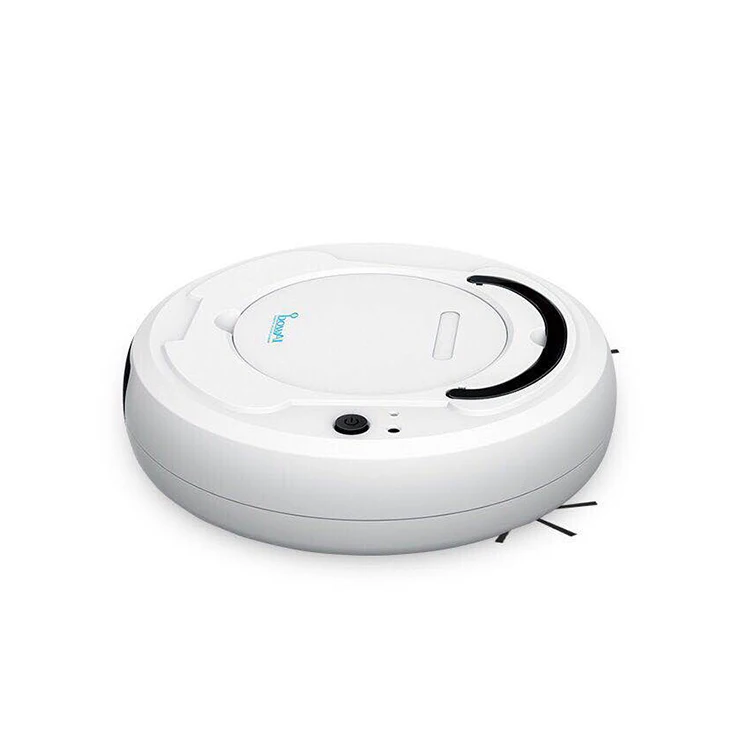 Vacuum Cleaner Artificial Intelligence Robot Sweeping Black White Battery Robotic Brooming Smart Automatic Home Vacuuming