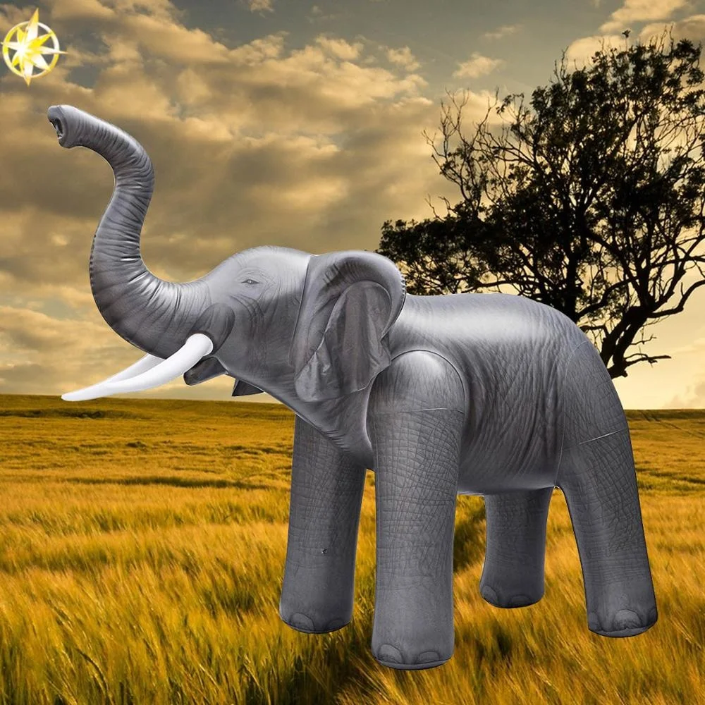 Hight Quality big Inflatable Realistic Elephant Animal Toy