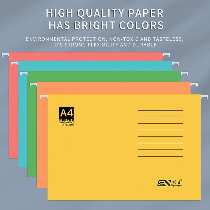 Office Plastic Desk Stationery Wire Mesh Hanging Wall Mounted Hanging File Folder Organizer