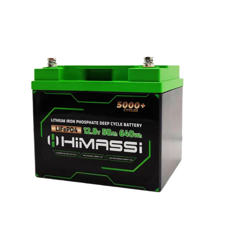 Himax UN38.3 CE 12.8V 50Ah LiFePO4 Deep Cycle Battery Pack Lithium Iron Phosphate for Marine Boats