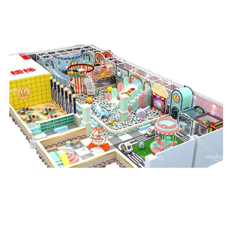 Large Commercial Amusement Park Soft Play Area Equipment Children Indoor Playground Toys for kids