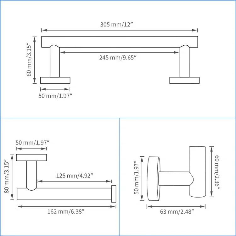 Cheap Stainless Steel Bathroom Towel Rack Multifunctional No Punching Kitchen Towel Rack