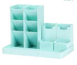 Large Capacity Desk Pen Holder Pencil Makeup Storage Box Desktop Organizer Stand Case School Office Stationery