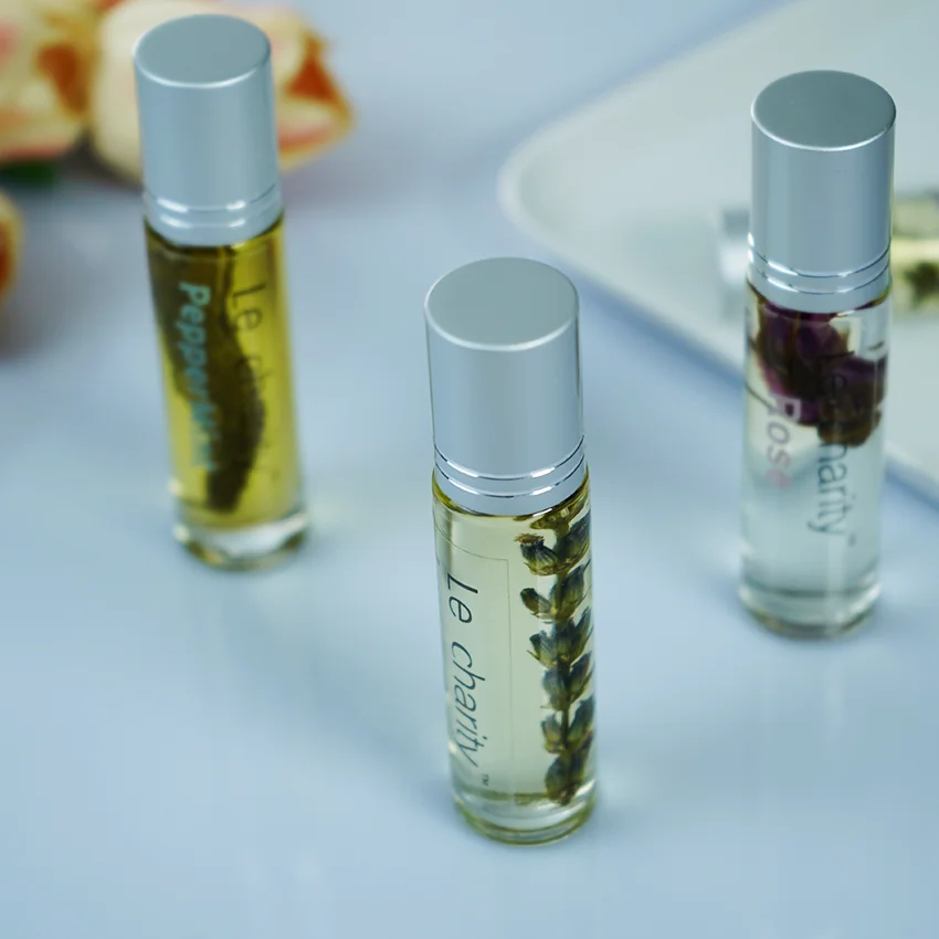 OEM SMETA Factory Relaxing Calm Pure Peppermint Essential Oil Blend Roll On Essential Oil for Release Pressure