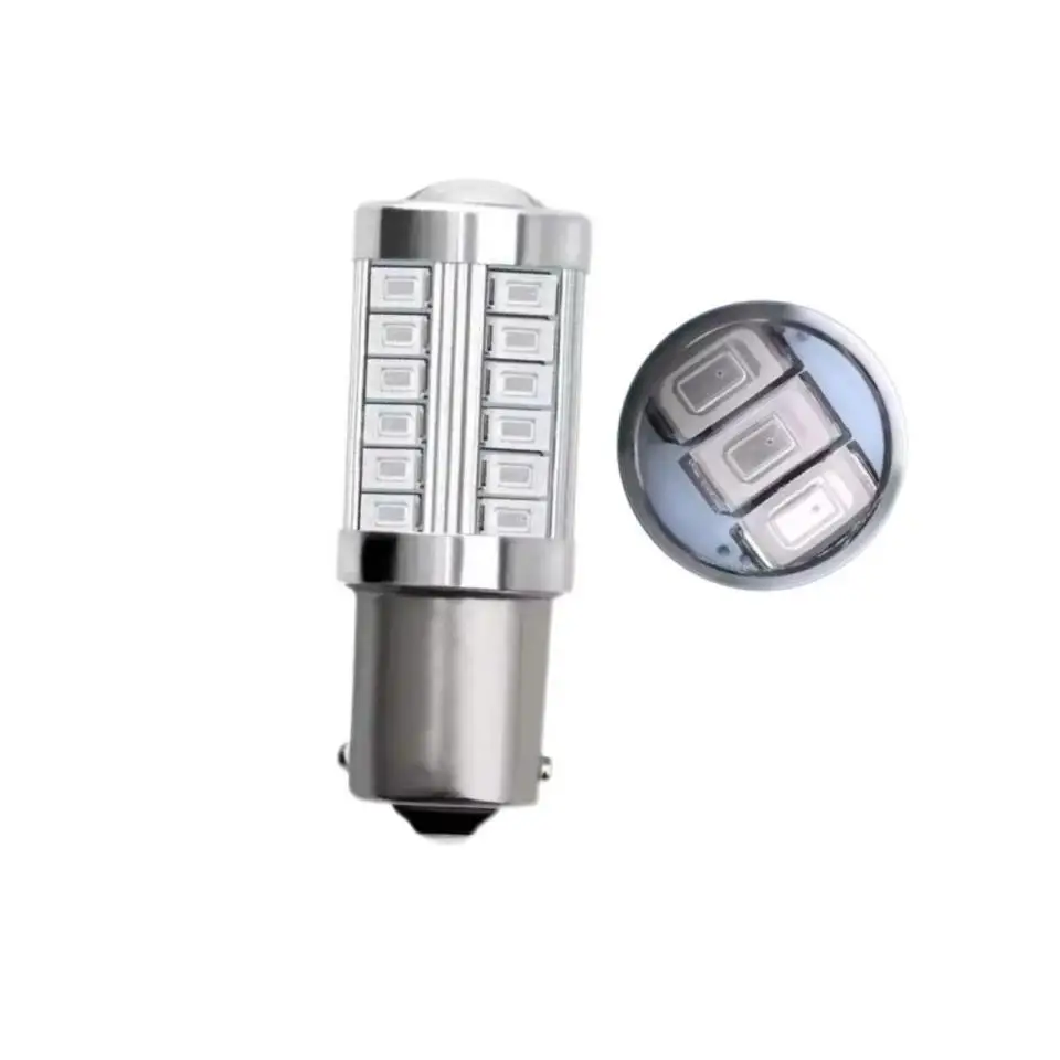 1156 BA15S BA15D BAY15D 10-30 В DC сигнальный фонарь заднего хода светодиодный стоп-сигнал 33SMD