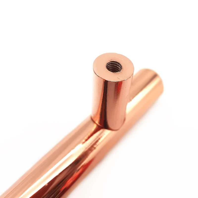 Single Hole Kitchen Cabinet Knob T Bar Furniture Handle Solid cupboard pull