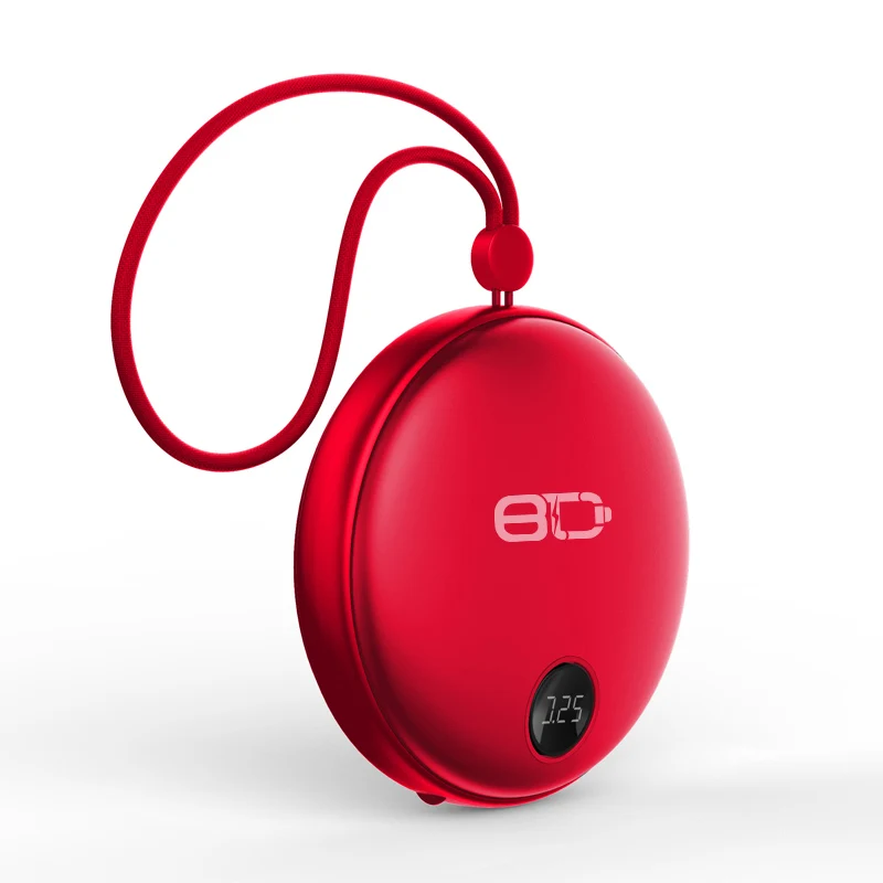 
2021 New Product 5200 Mah Powerbank Mini Pocket Design Hand warmer power bank with LED display 