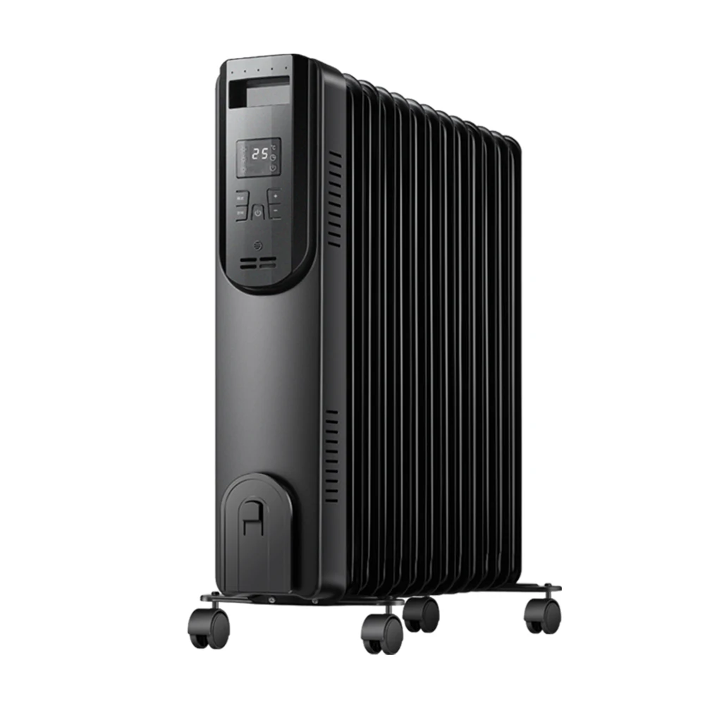 Electric Digital Radiator Oil Filled Heater Home LED Display Oil Space Heater