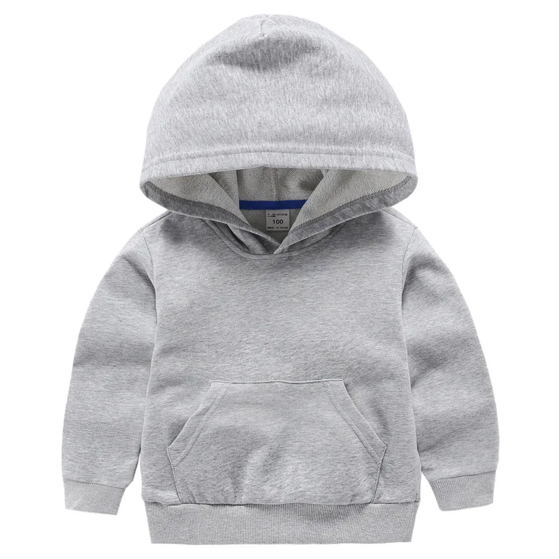 
Customized children plain match color hoodie wholesale kids hoodie 