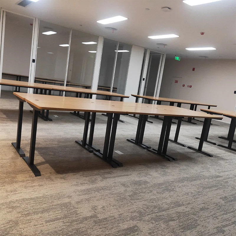 Office furniture  Wooden Work Station 2 4 6 person office desk cubicle open office workstations with partition