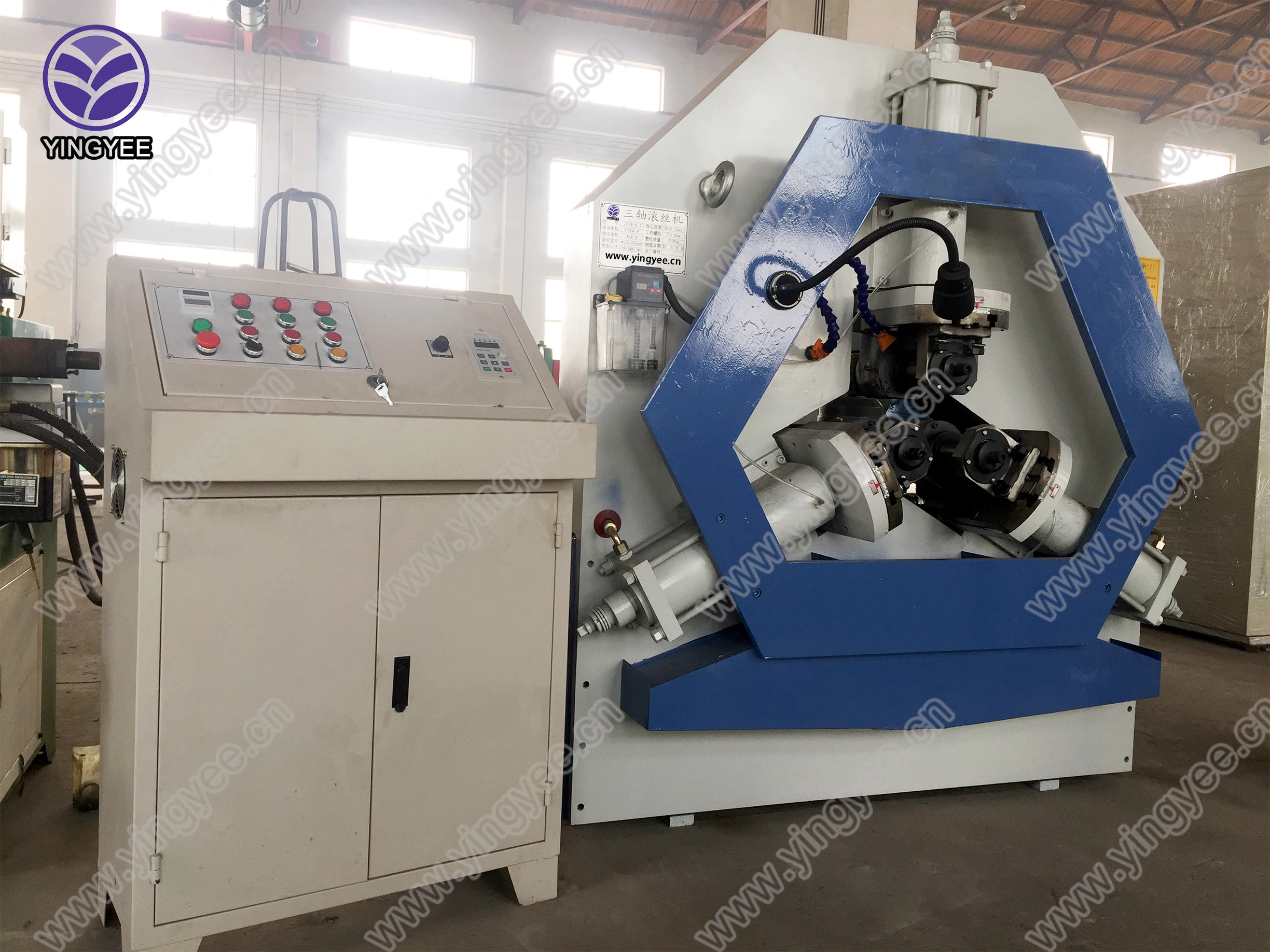 Three-Axis Construction Material Making Machinery-Thread Rolling Machine