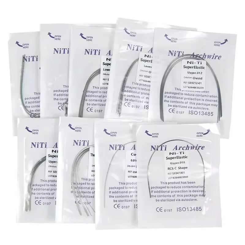 Dentista Niti Braces Wire 014 Niti Dental Archwires Orthodontic Niti Wire for Brackets dental arch wire
