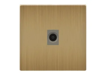 SANSHE  hot sale fashion 250V 16A light wall dimmer switch socket telephone TV socket electrical switch controller with led