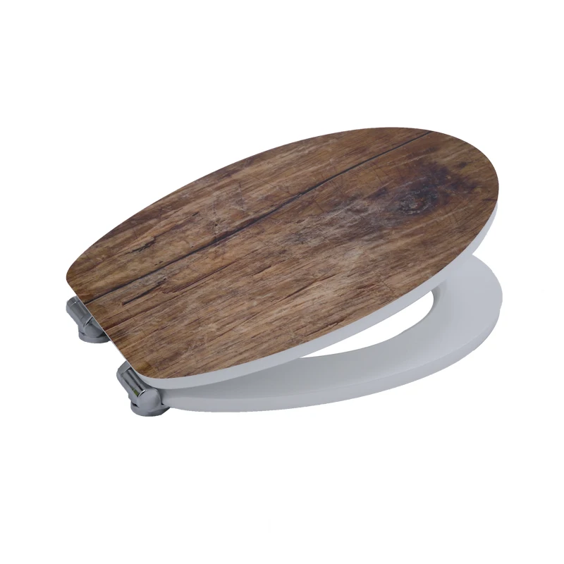 Taizhou Mdf высокоглянцевая гигиеническая прочная красивая Экологически чистая круглая крышка сидения унитаза