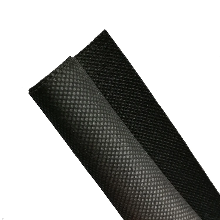 
Free samples 100gsm black environmental protection hydrophobic polypropylene spunbond nonwoven fabric for upholstery agriculture 