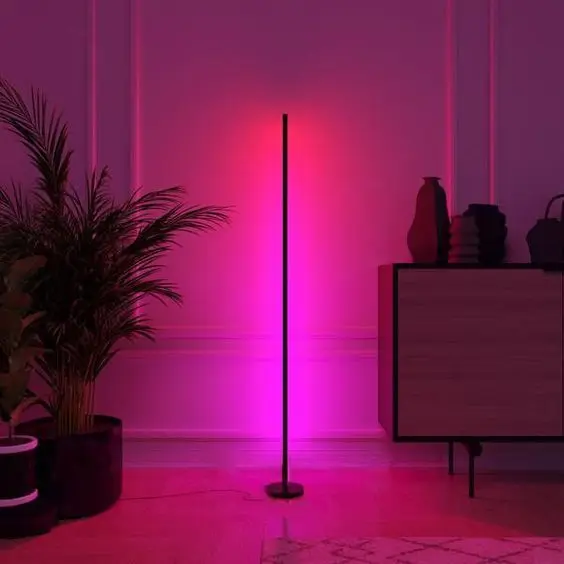 Lighting Smart Control Luxury Standing Home Decor Light Modern Floor Lamp for Living Room, Bedroom, Game Room