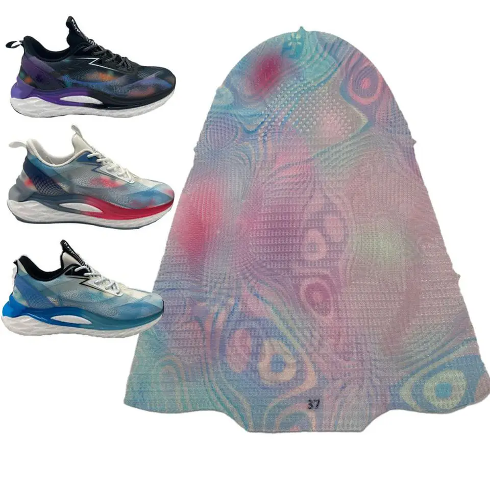 KTBM032Fly knit 3D printing wear-resisting not the ball Mono yarn fly woven sneaker shoes upper