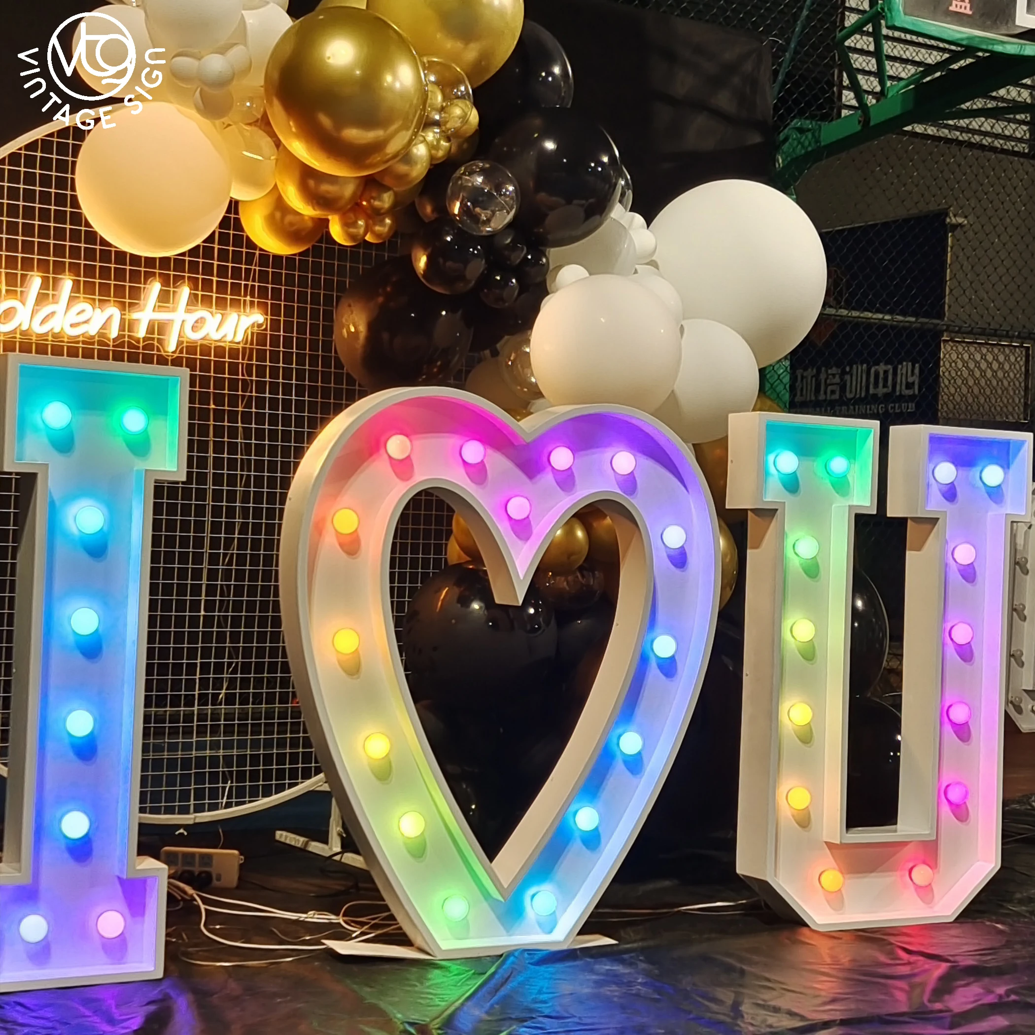 4ft 3ft Marquee Letter Event Led 100cm Giant 100/120cm Number Letters With High Quality
