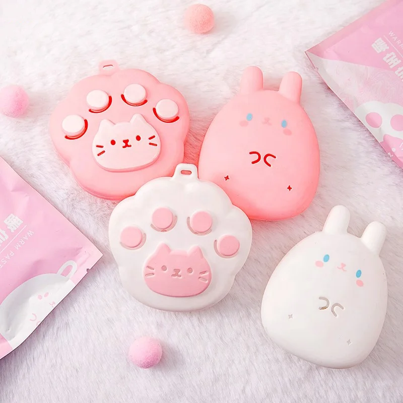 Reusable Silicone Hand Warmer Cover with Heat Pad Slot in Personalized Design Hand Heater Shell for Cold Days Lovely and Useful