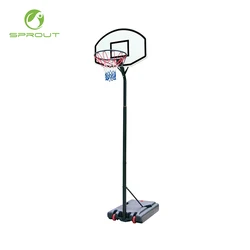 Portable outdoor basketball system 160-210CM height adjustable target basketball hoop stand