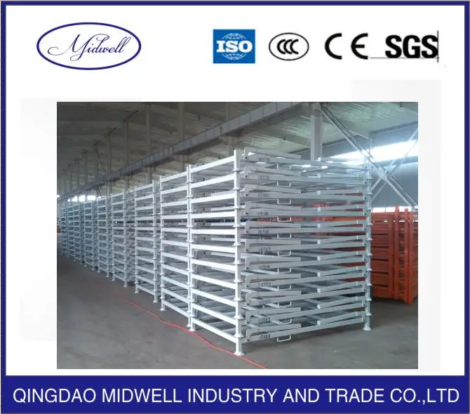 PCR Car Tyre Pallet Racking Wire Mesh Truck Tire Rack Truck Heavy Duty Stackable Detachable Warehouse Racking